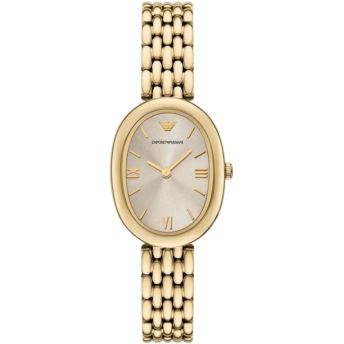 Emporio Armani Women's Two-Hand Gold-Tone Stainless Steel Watch (Model: AR11707)