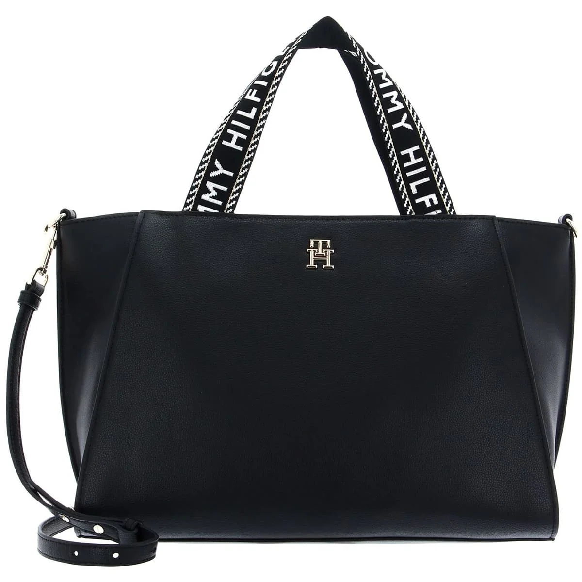 Tommy Hilfiger Black Women Handbags Aw0Aw14469 Bds