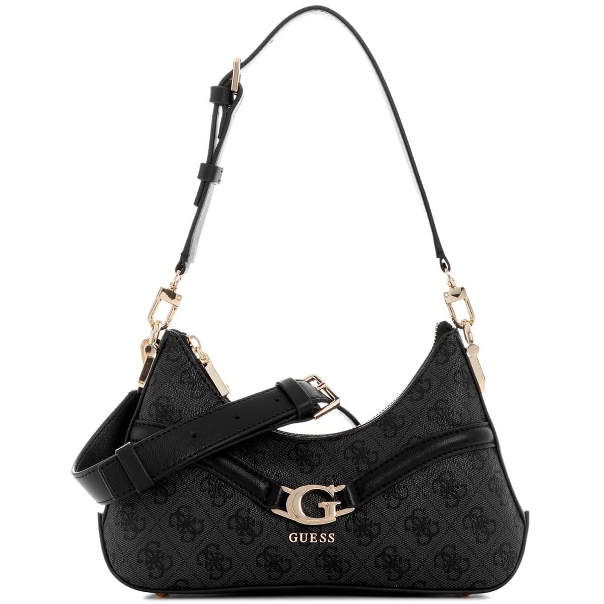 Guess Coal Black Women Shoulder Bag Hwsg7993730 Clo