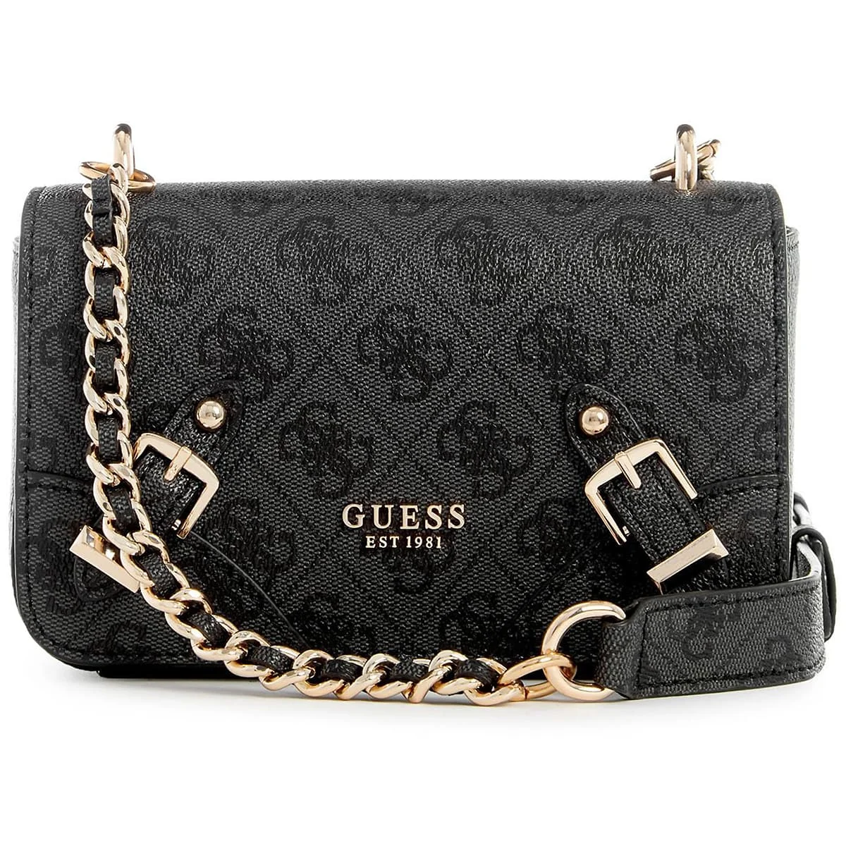 Guess Coal Black Women Crossbody Bag Hwsg87 44780 Black