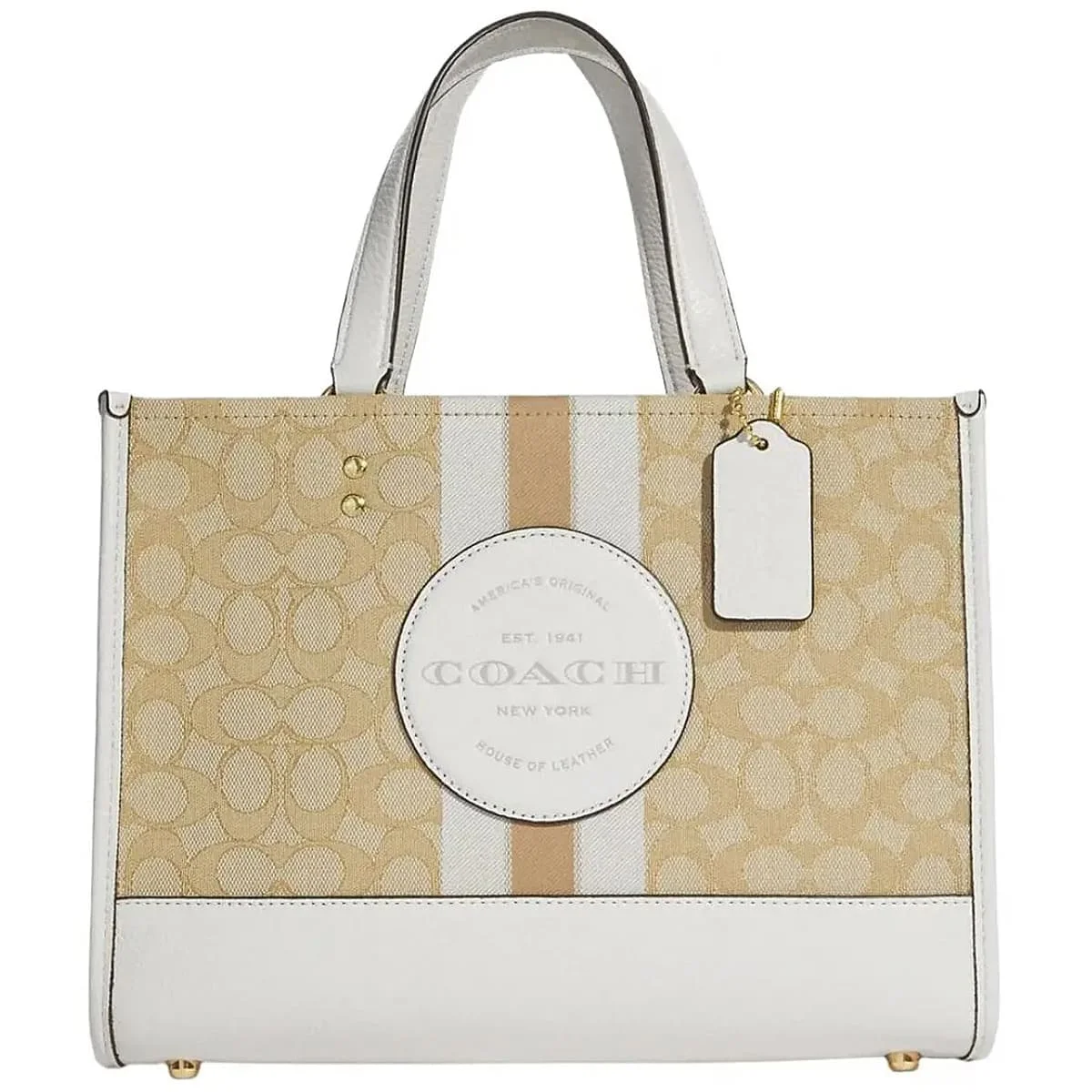 COACH Light Khaki – Chalk Women SHOULDER BAG HANDBAG c8448 imdqc