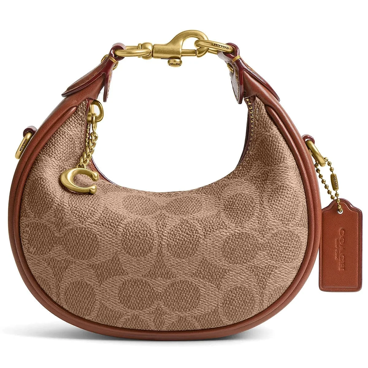 COACH Tan Rust Women Crossbody Bag cr510 b4xhg