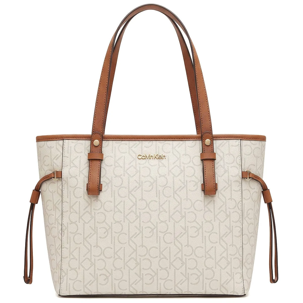 CALVIN KLEIN Vanilla – Caramel – Brown Women Shoulder Bag