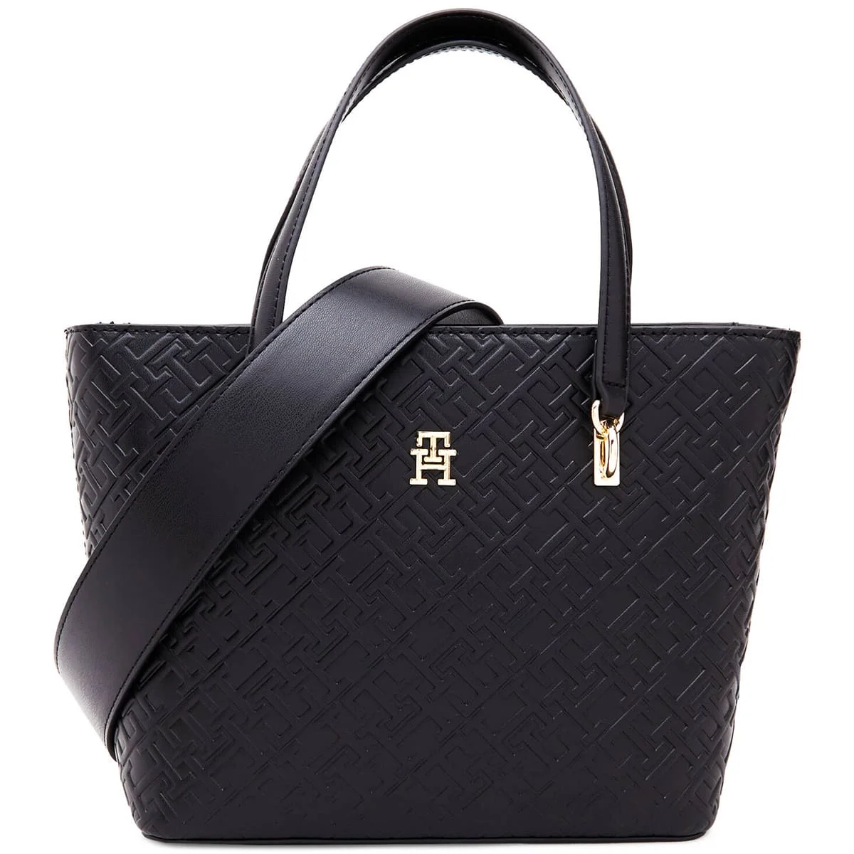 Tommy Hilfiger Black Women Handbags Aw0Aw16002