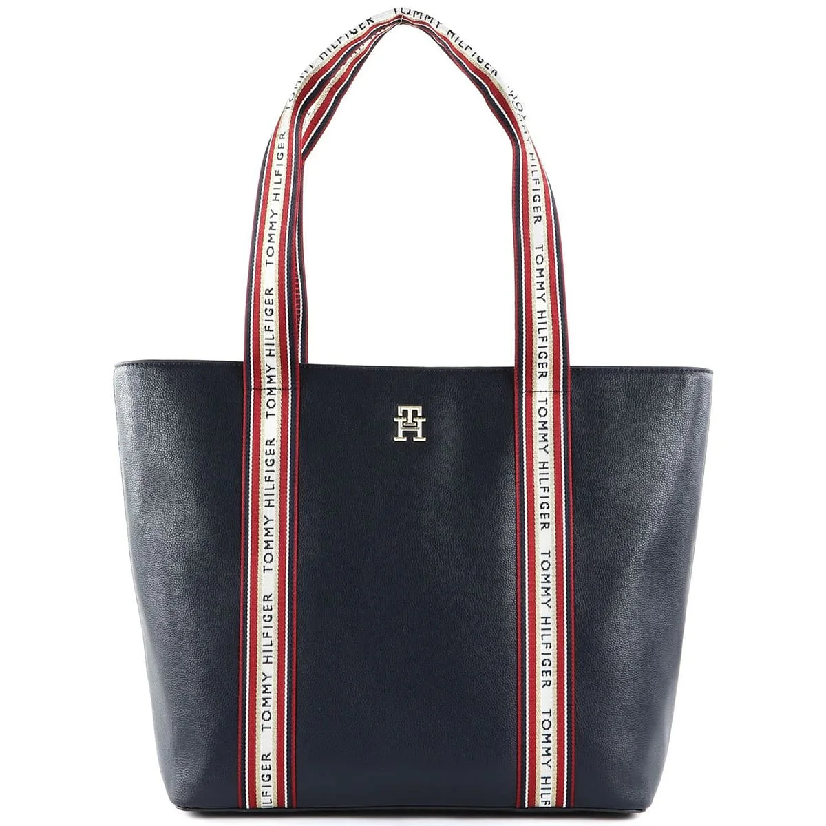 Tommy Hilfiger Navy Blue Women Handbags Tote Bag Aw0Aw14218