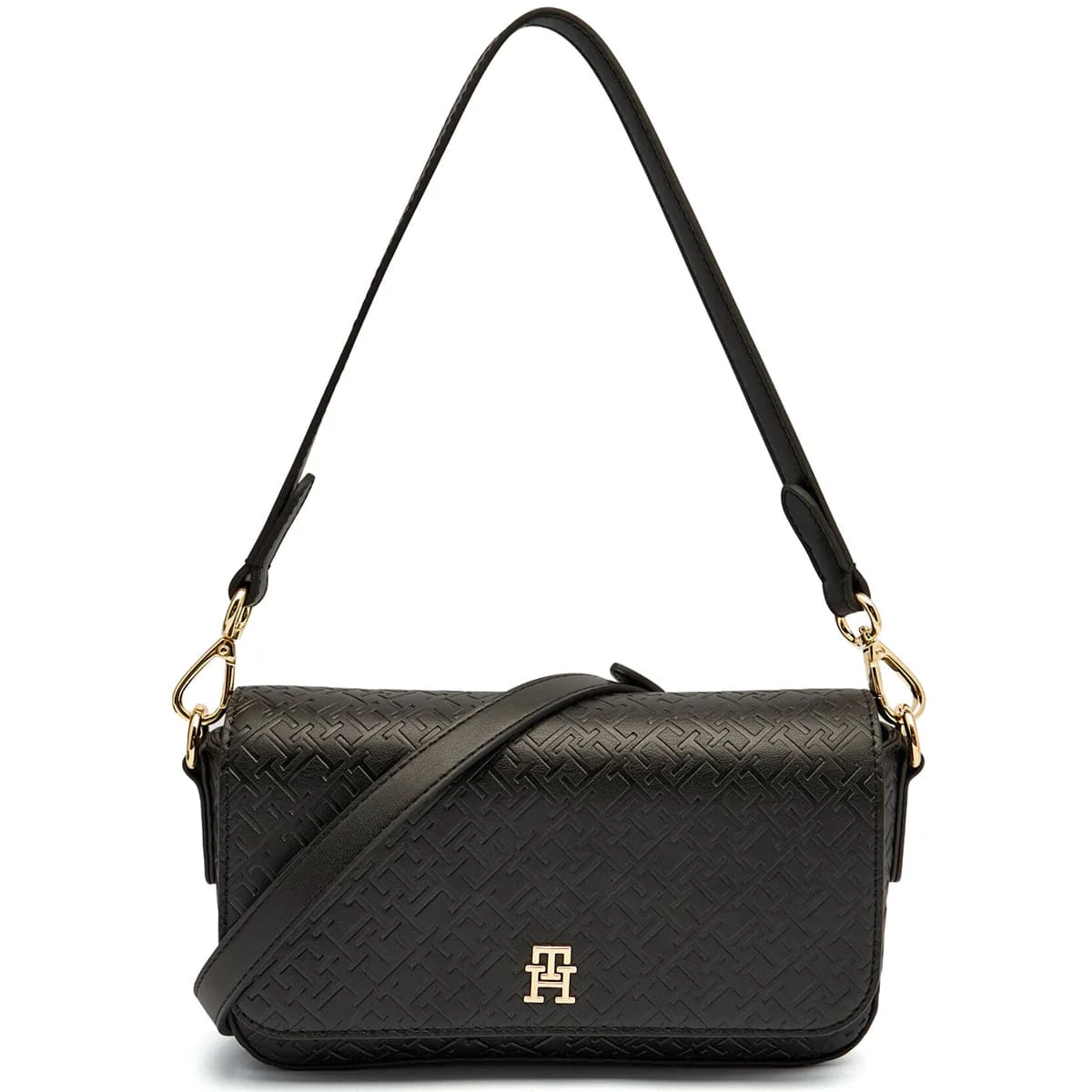 Tommy Hilfiger Black Women Crossbody Bag Aw0Aw18002