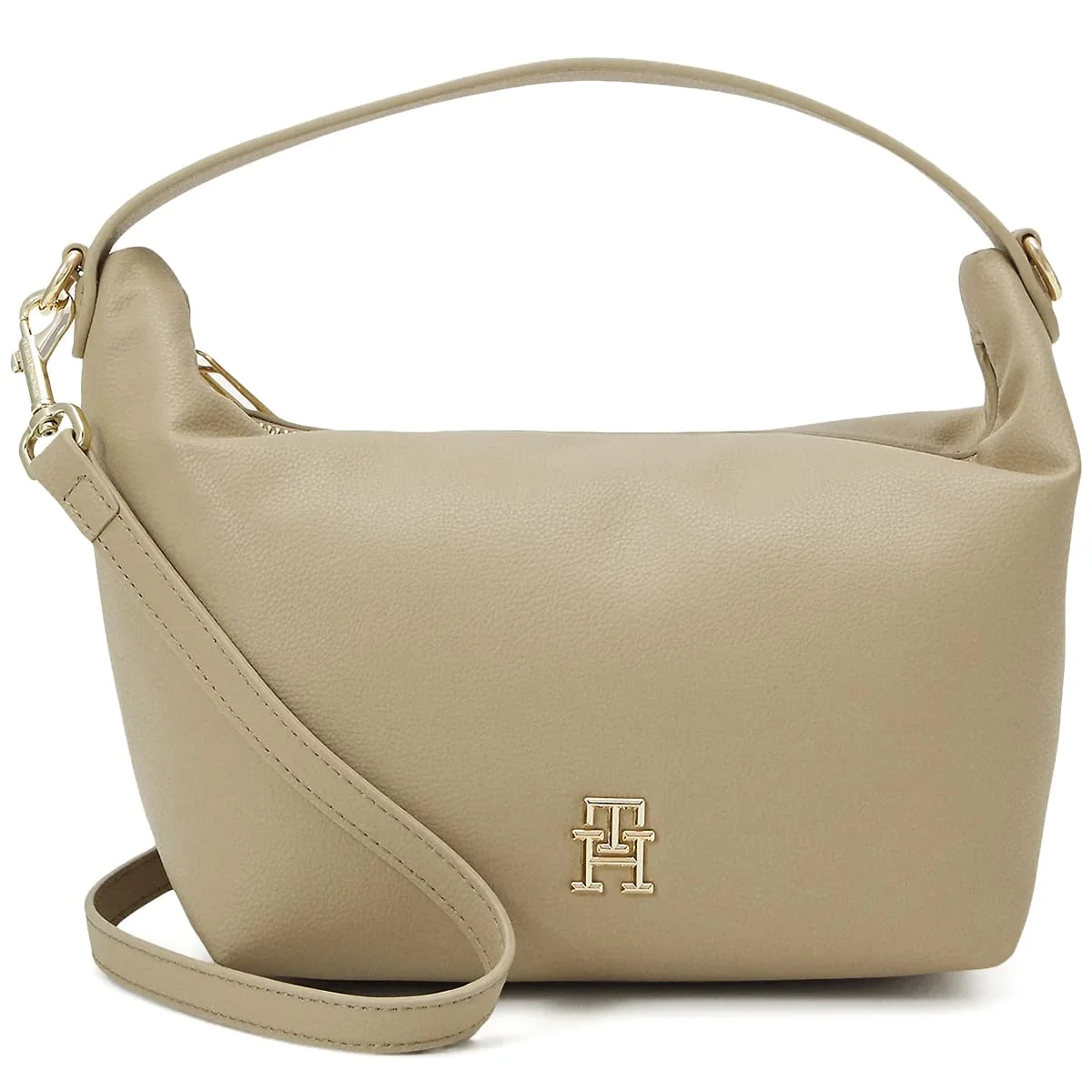 Tommy Hilfiger Beige Women Shoulder Bag Aw0Aw14499