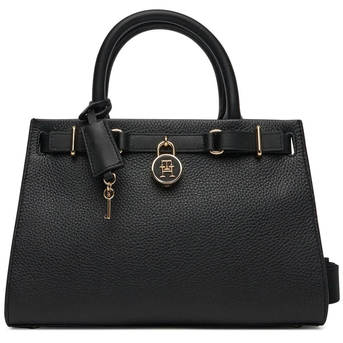 Tommy Hilfiger Black Women Shoulder Handbag Aw0Aw17926