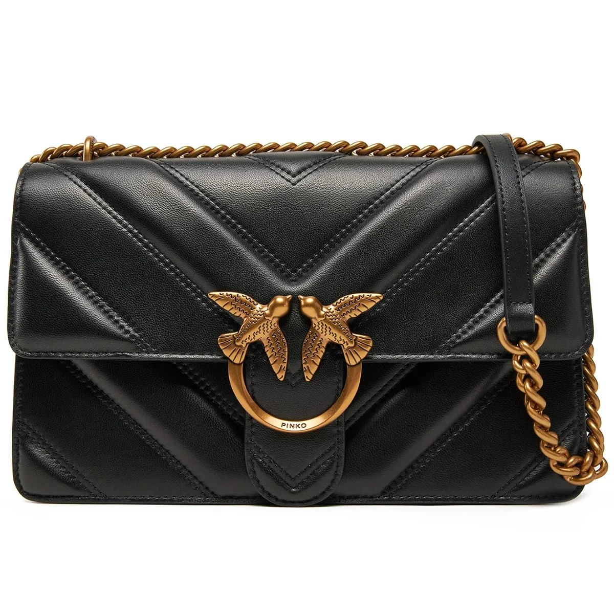 Pinko Black Women Shoulder Bag Cross Body Bag 104549A26Zz99Q