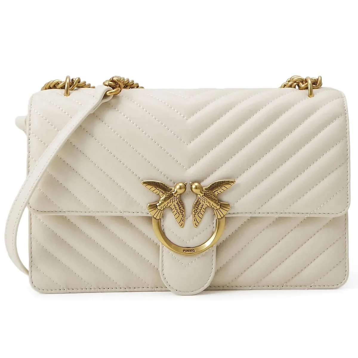 Pinko White Women Crossbody Bag 100941A0Gk Z14Q