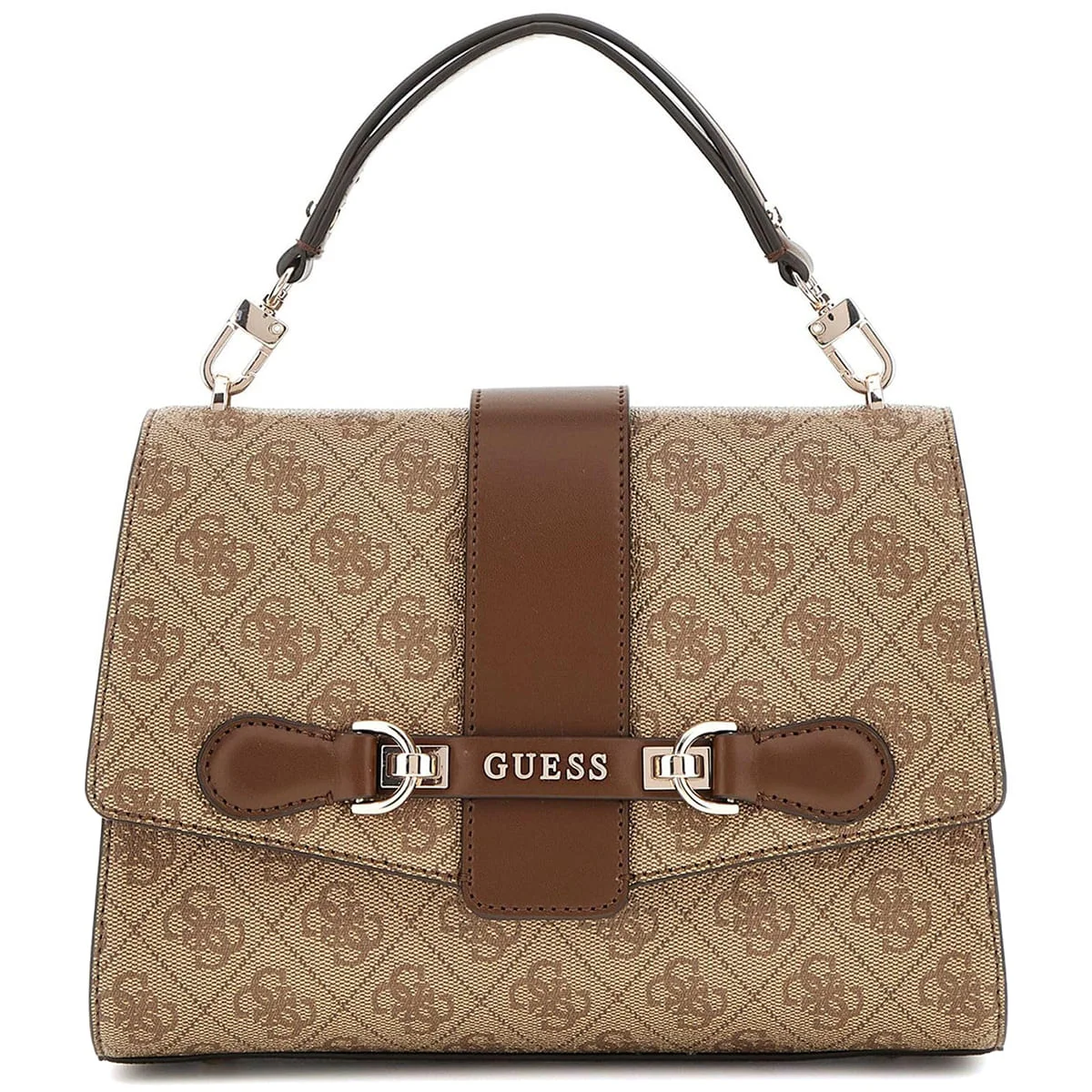 Guess Brown Beige Light Brown Women Handbag Hwsg9500200 Lgw