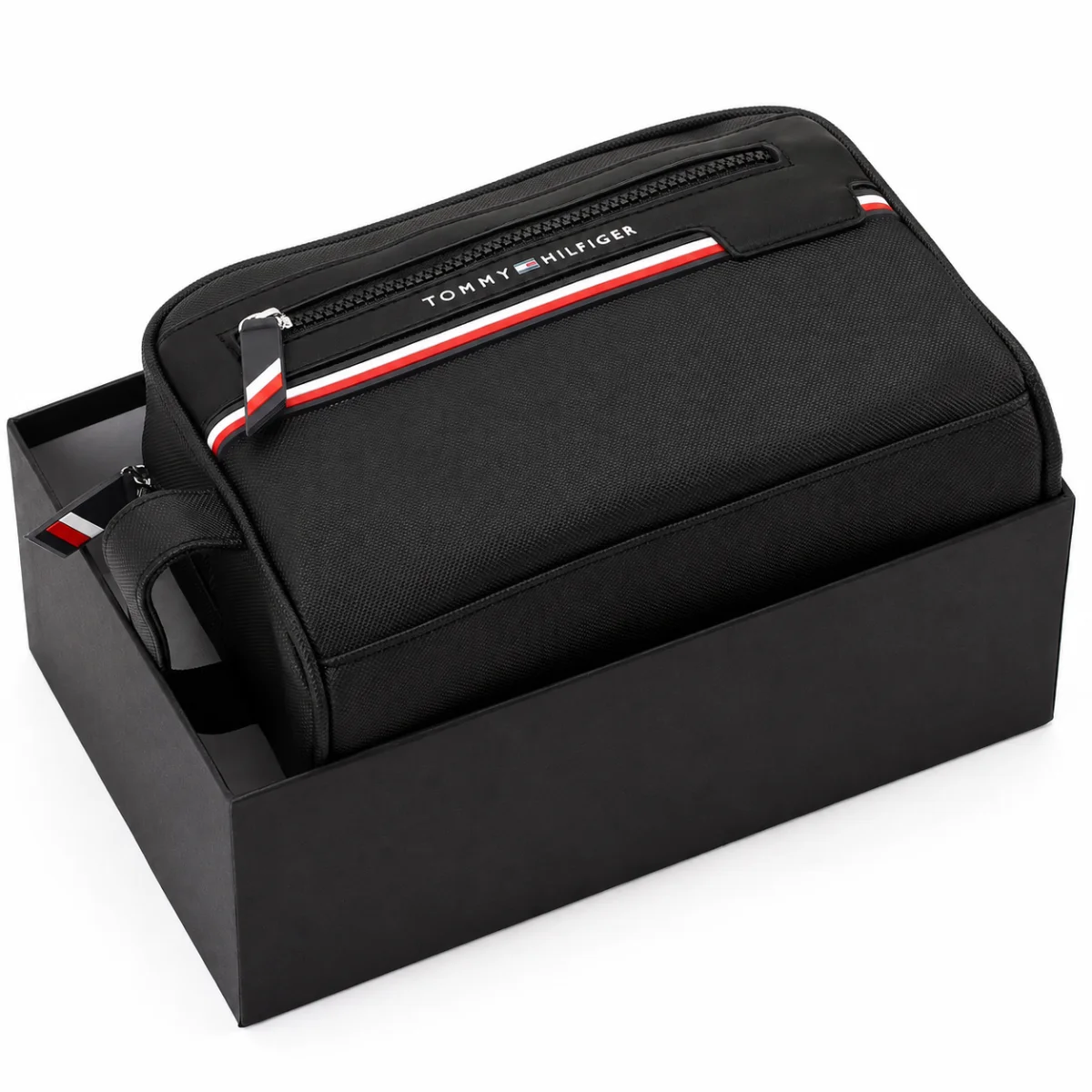 Tommy Hilfiger Black Handbag For Men Gift Box