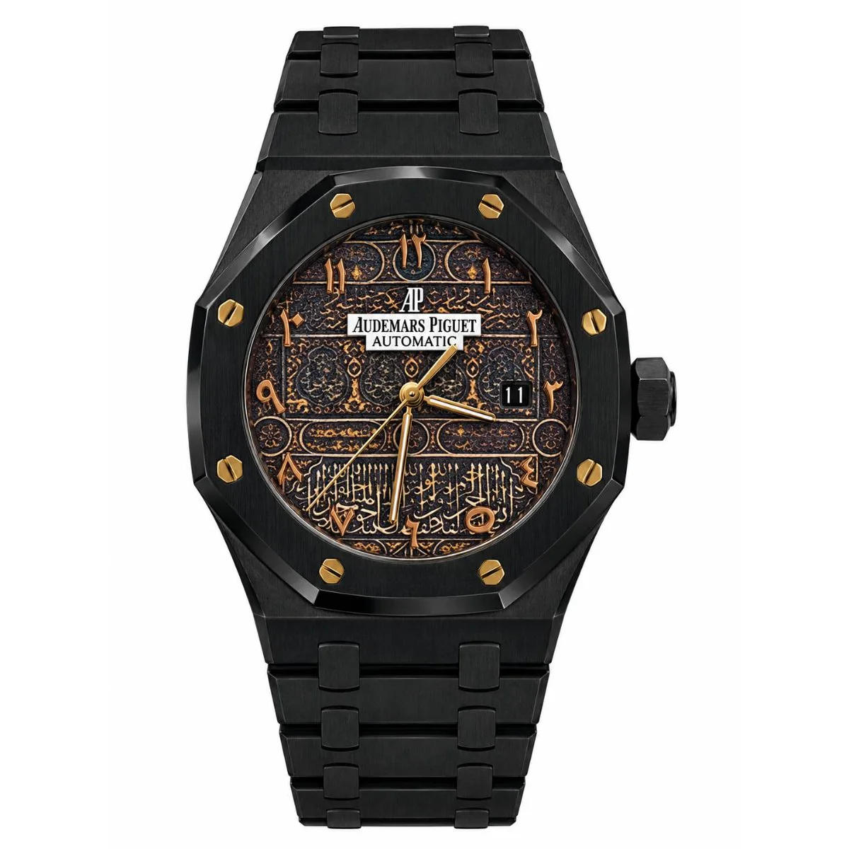 Audemars Piguet Royal Oak Automatic Black & Gold Arabic Dial Watch