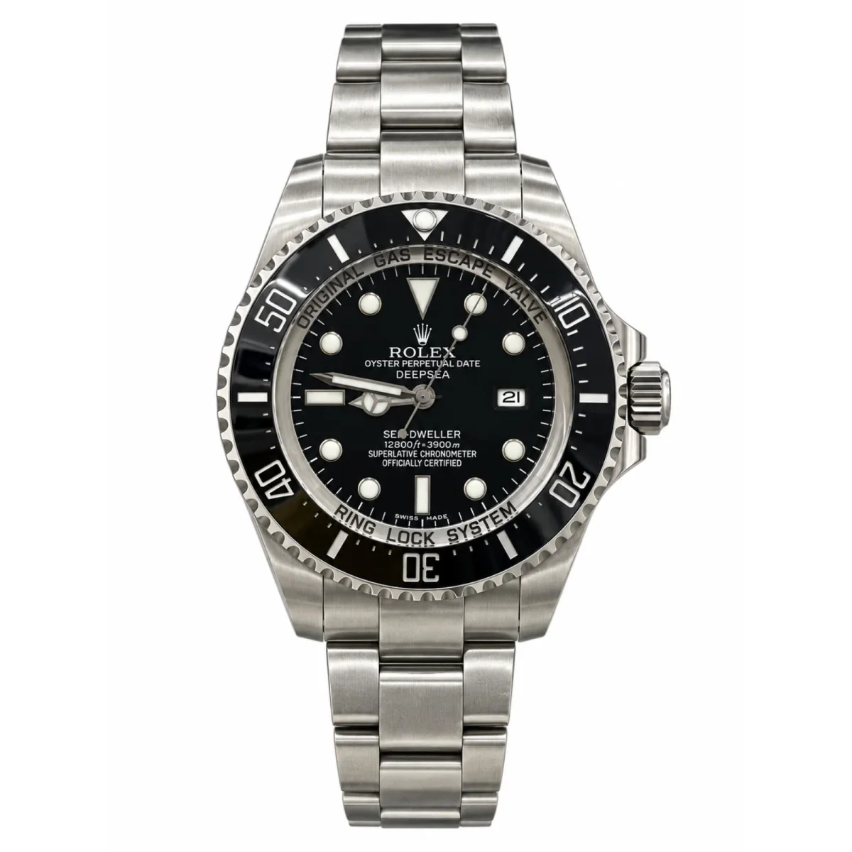Rolex Sea-Dweller Deepsea Automatic Stainless Steel Black Dial Watch