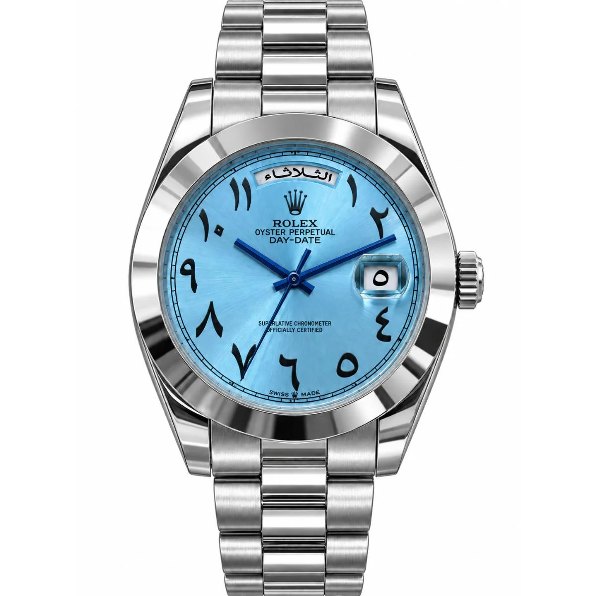 Rolex Day-Date 40 Platinum Arabic Dial Watch For Men – 228206
