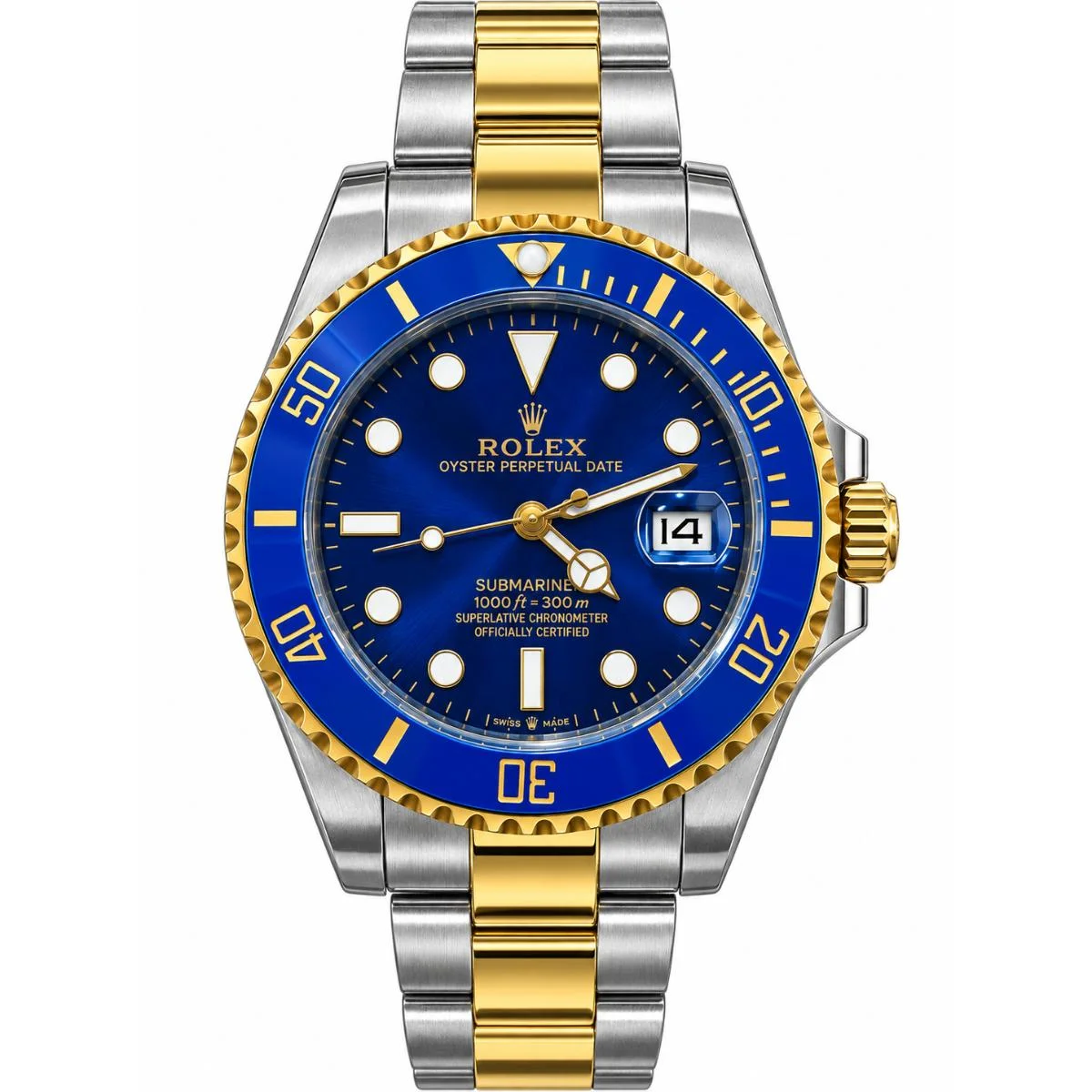 Rolex Submariner Automatic Watch For Men – Blue Dial & Silver Bracelet
