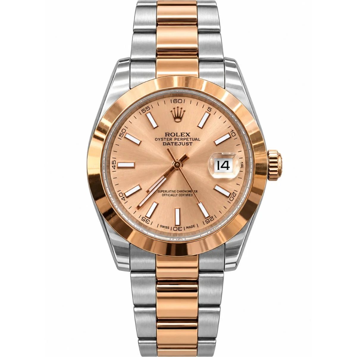 Rolex Datejust 41 Two-Tone Rose Gold Sundust Dial Watch – 126301