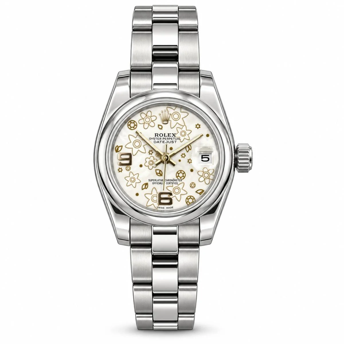 Rolex Datejust 31mm Ladies Watch – Floral Dial