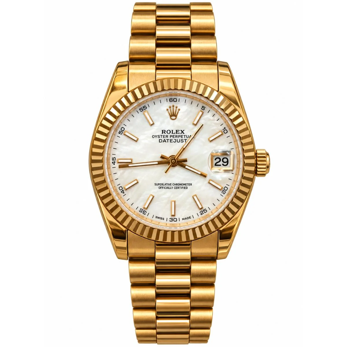 Rolex Datejust 26 Automatic Watch For Women – White Dial