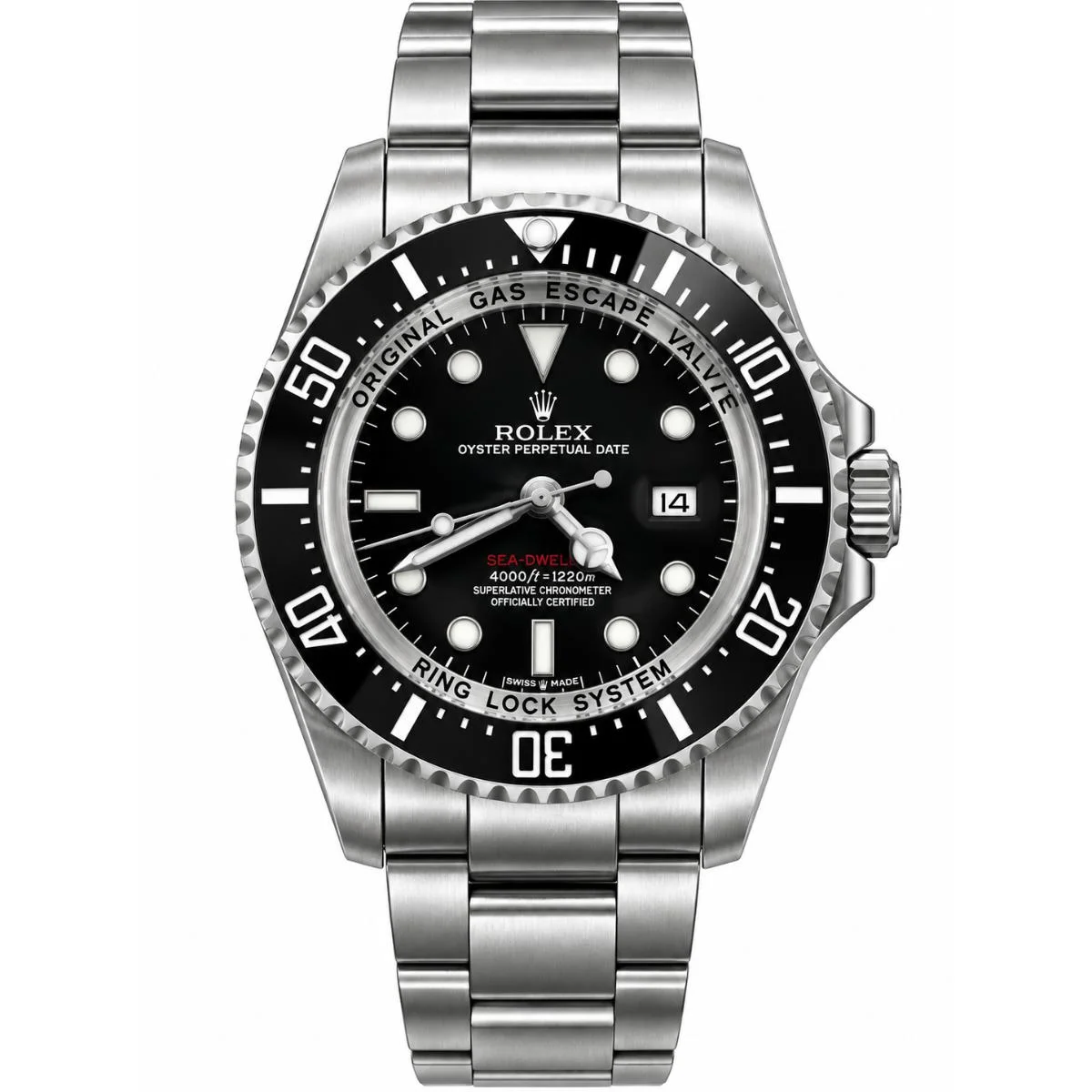 Rolex Sea-Dweller Perpetual 43mm Black Dial Watch For Men