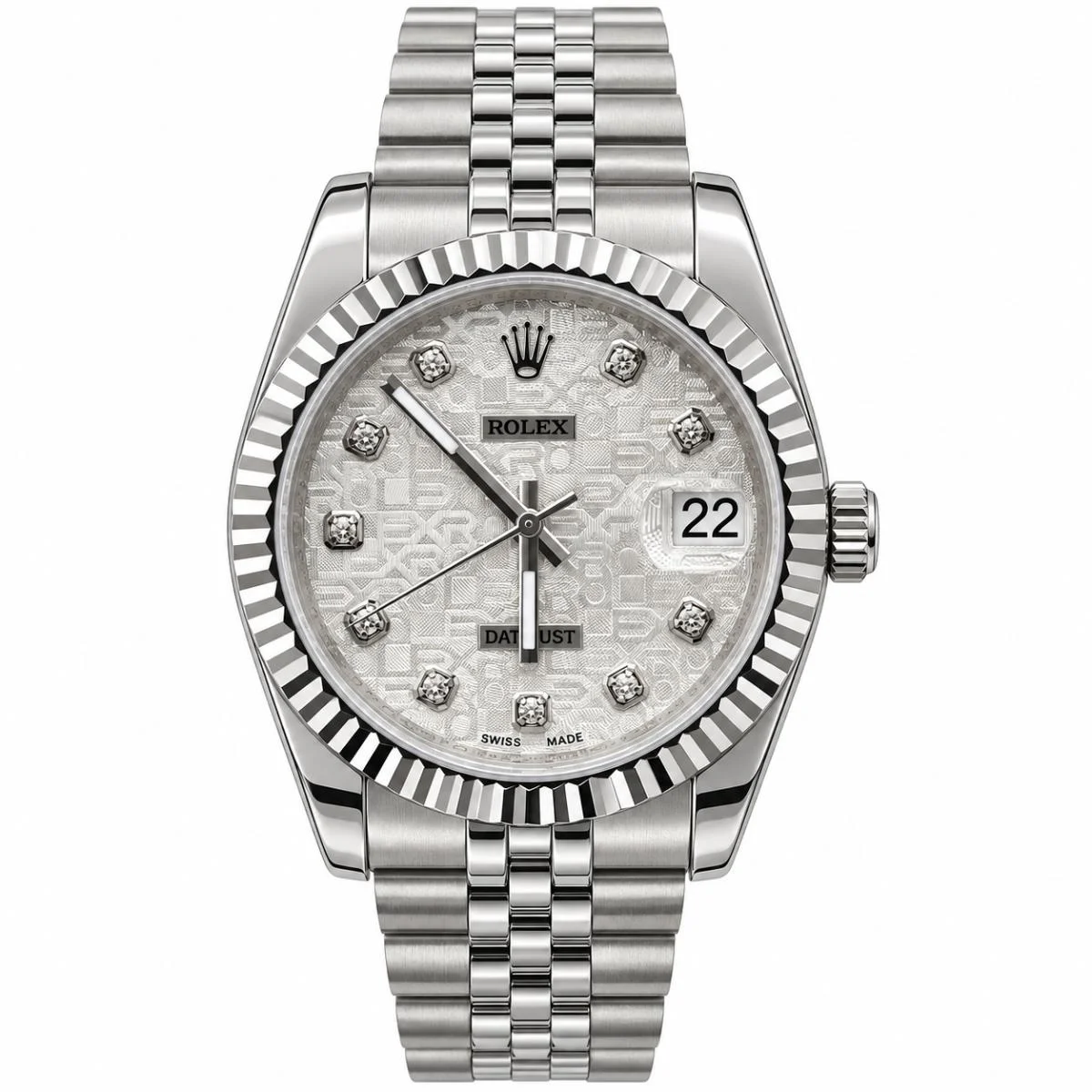 Rolex Datejust 31mm Automatic Silver Stone Dial Watch For Women