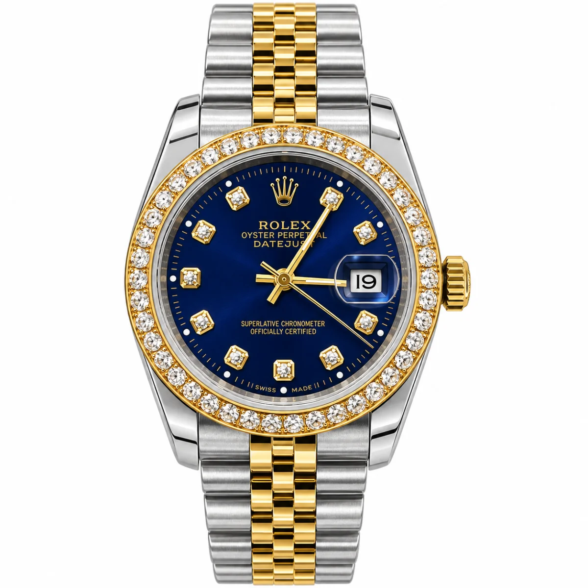 Rolex Datejust 31mm Blue Dial Watch For Women