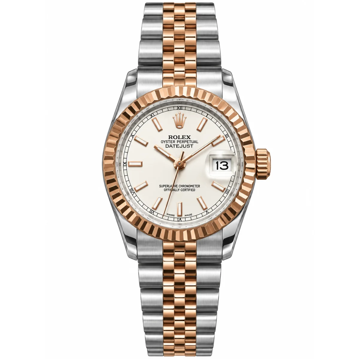 Rolex Datejust 36mm Two-Tone Quartz Watch For Women