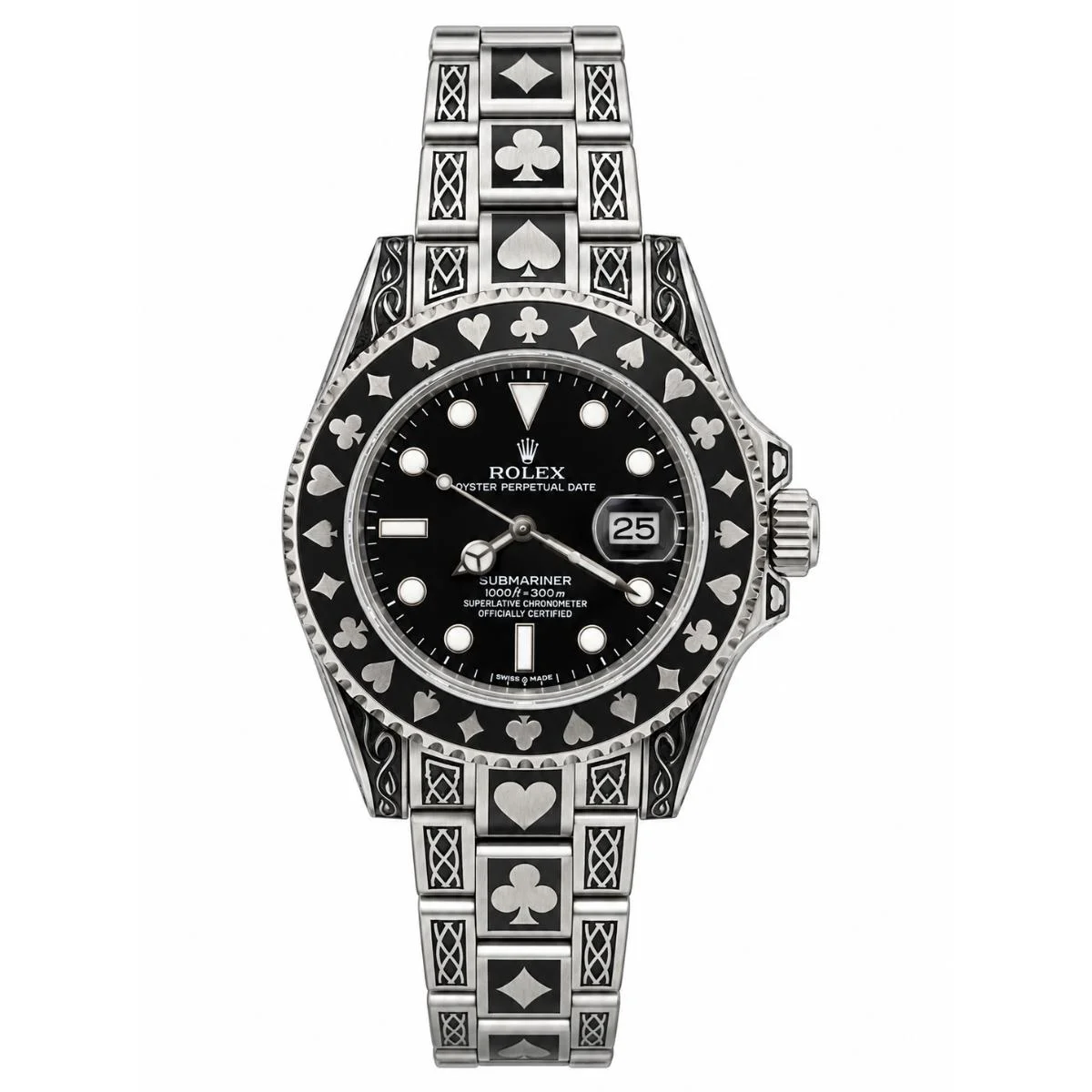 Rolex Oyster Perpetual Submariner Black Watch For Men