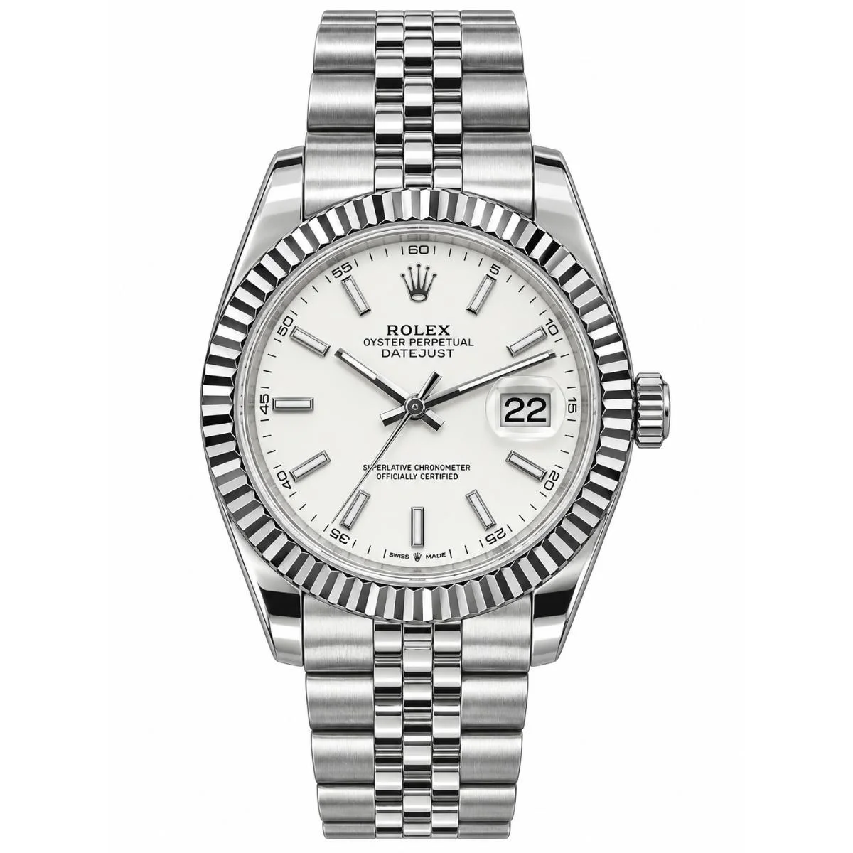 Rolex Datejust 126334 White Dial 41mm Watch For Men