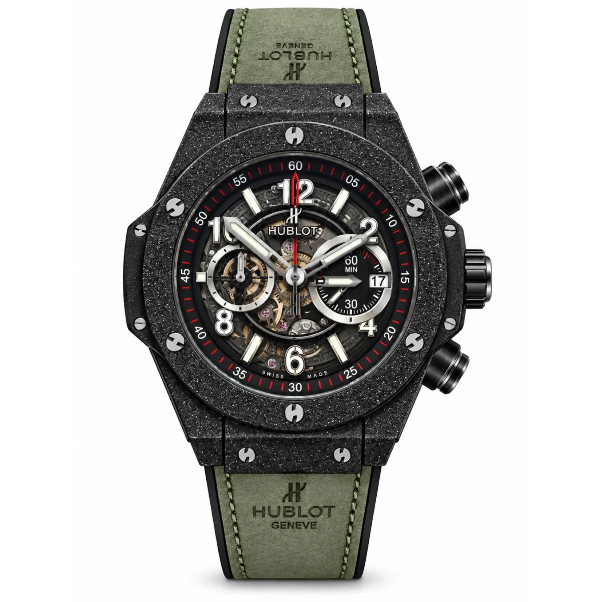 Hublot Big Bang Unico Skeleton Chronograph Black & Green Men’s Watch